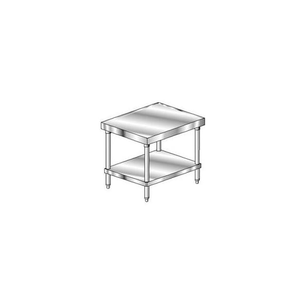 Aero Aero Manufacturing Mixer Stand W/ Galv Undershelf, 14 Ga 304 Stainless Steel Top, 30"Wx30"D 2MGU-3030 - main